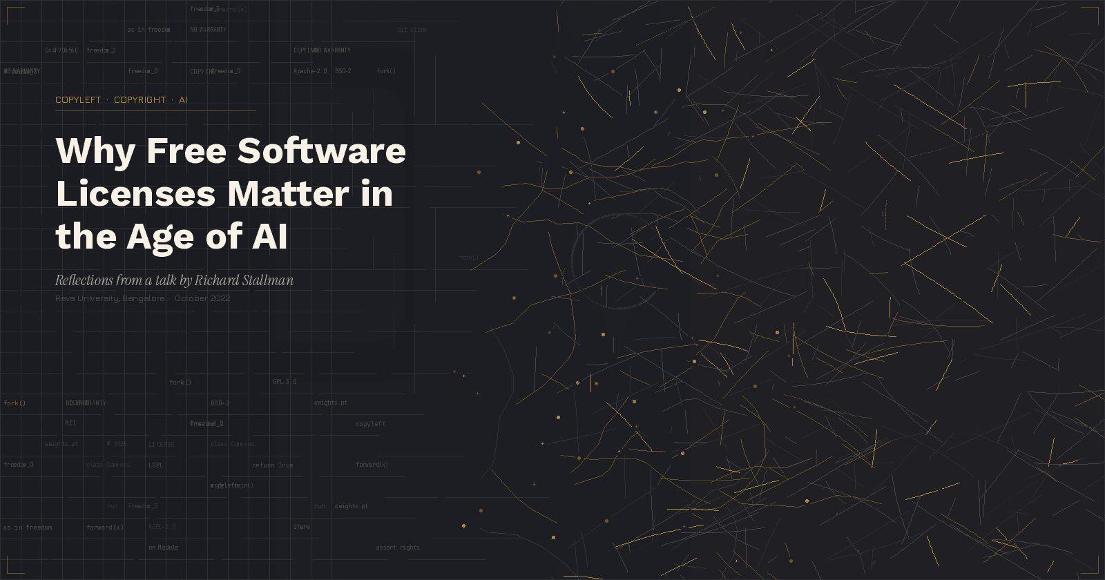 Copyleft, Copyright, and Why Free Software Licenses Matter More Than Ever in the Age of AI